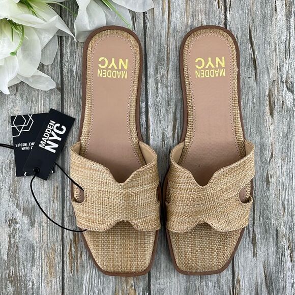 Women’s Classic Flat Slide Sandals Shoes Size 7 - Picture 1 of 10